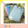Plastic PS clipboard with Inch & Centimeter ruler